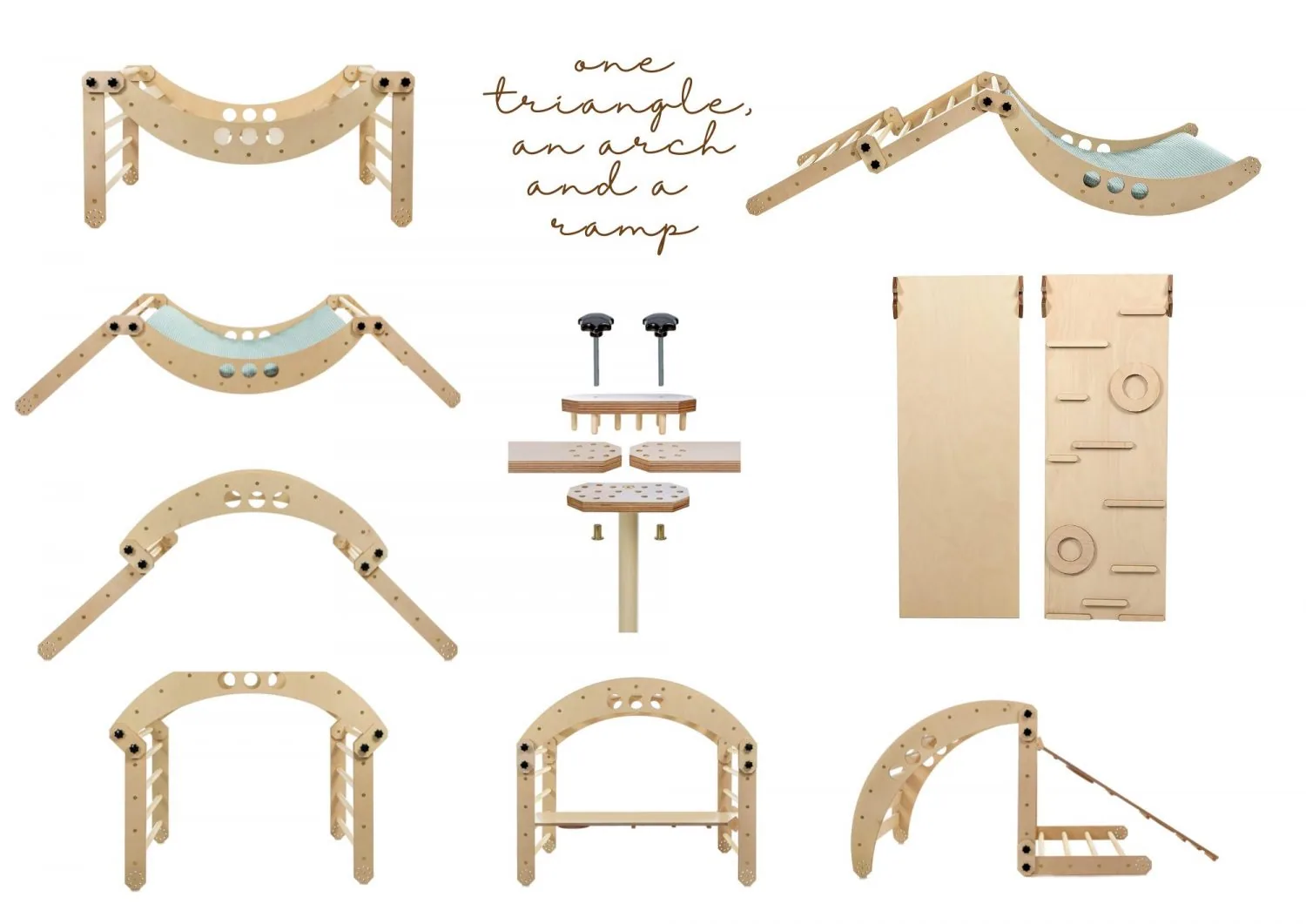Climbing Triangle & Rocker Set Albero Climber