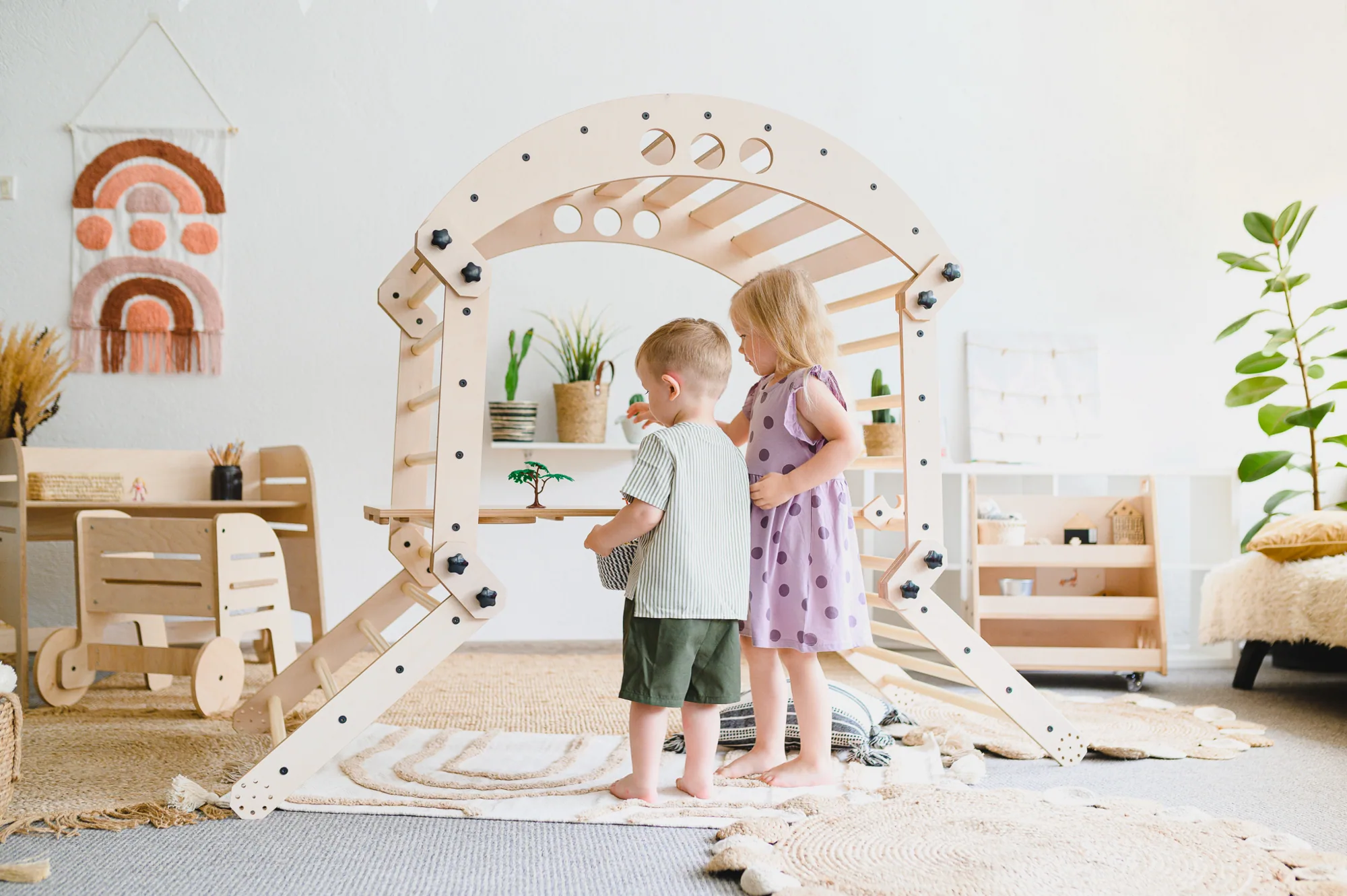 Climbing Triangles & Rocker Set Hilltown Climber