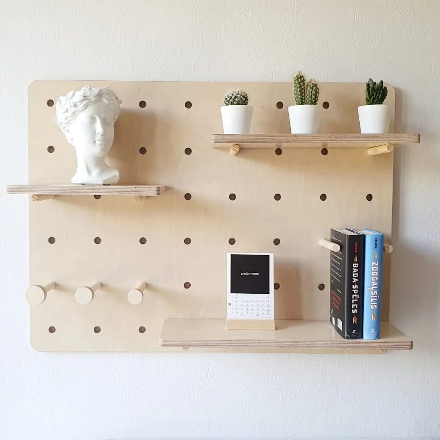 PEGBOARD WALL SHELF
