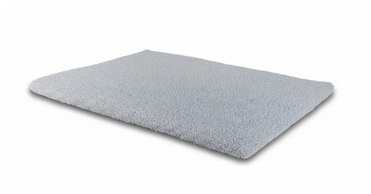 TEDDY FLEECE PLAYMATTRESS, GRAY- Cloud Mouse