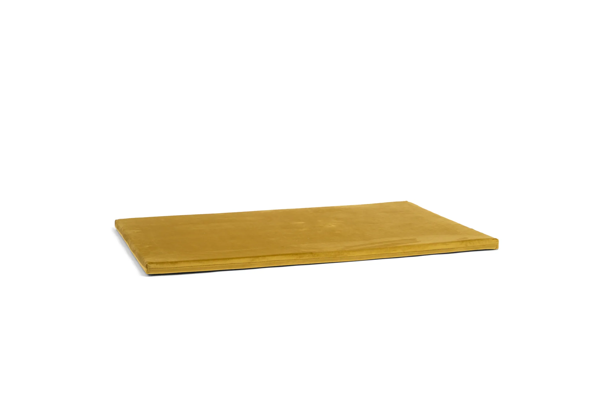 Velvet Ochre Yellow Playmat – soft velvet mattress